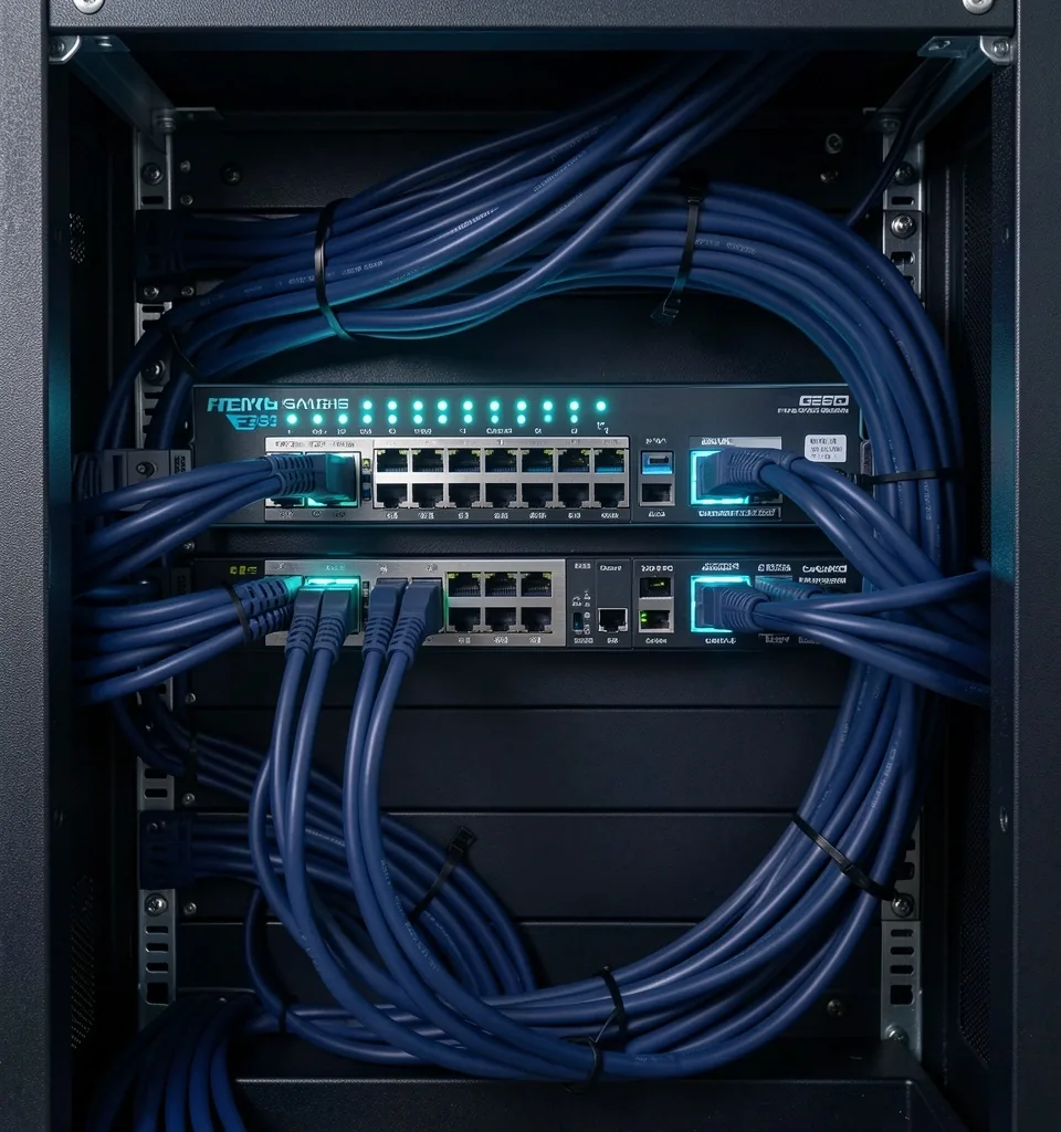 Infraestructura de red con cableado Categoría 6A y switches de backbone en Toscavero
